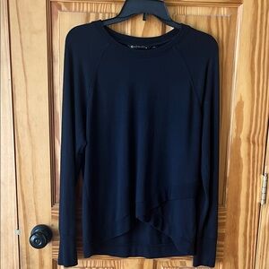 Athleta Midnight Black Long Sleeve Top